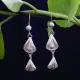 Calla Duo Bud Silver Filigree Earrings